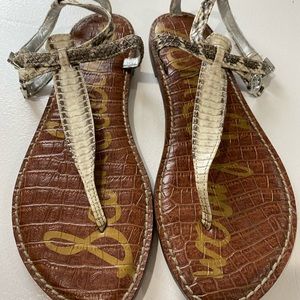 Sam Edelman snakeskin sandals